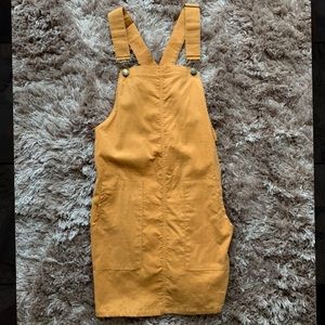 Yellow Overall Dress - Palmetto Moon